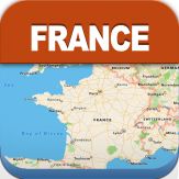 France Offline Travel Map Giveaway