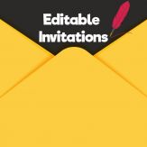 Editable Invitations Giveaway