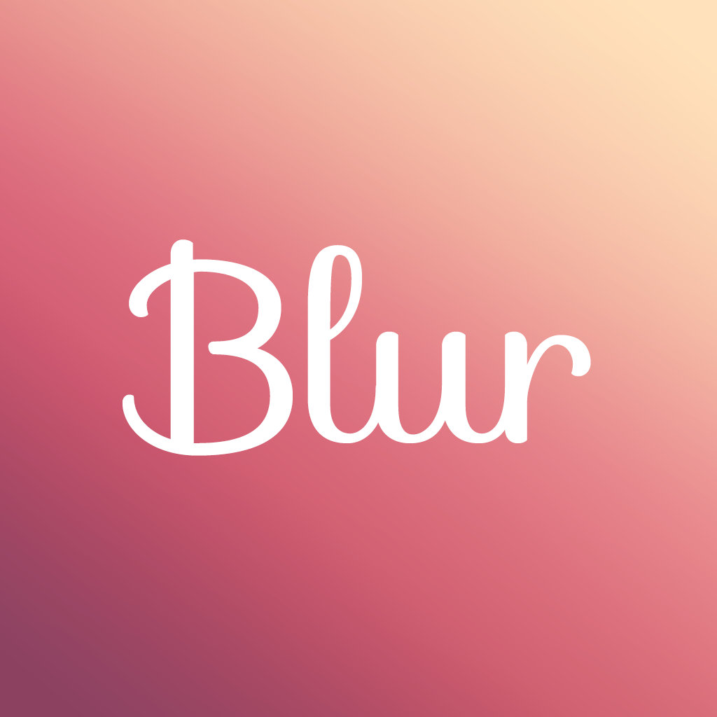 Blur app. Blur 13. Blur logo.