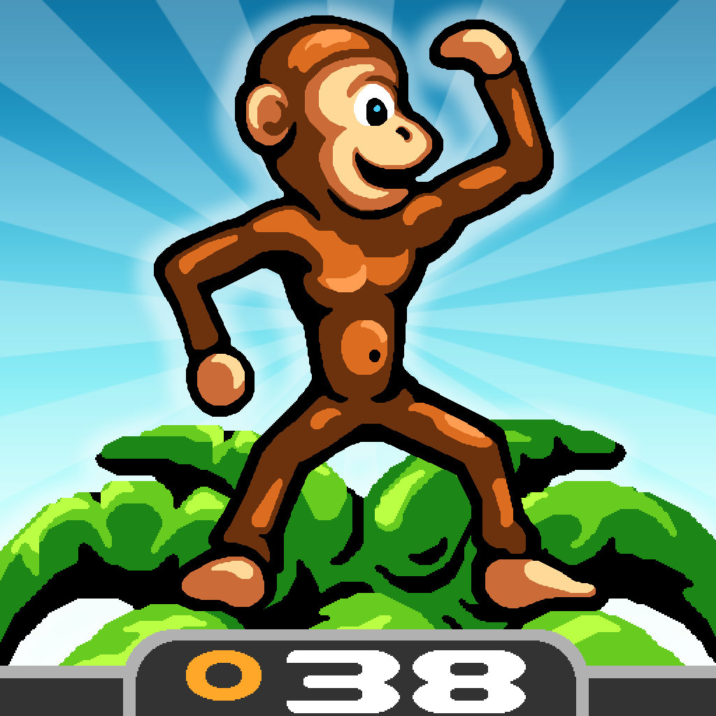 Monkey iphone remix. Обезьяна из игры. Игра про обезьянку на айфон. Игра где обезьяна прыгает по стенам. Спрей обезьянка для игры.