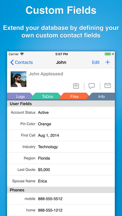 Contacts Journal CRM for ios instal free
