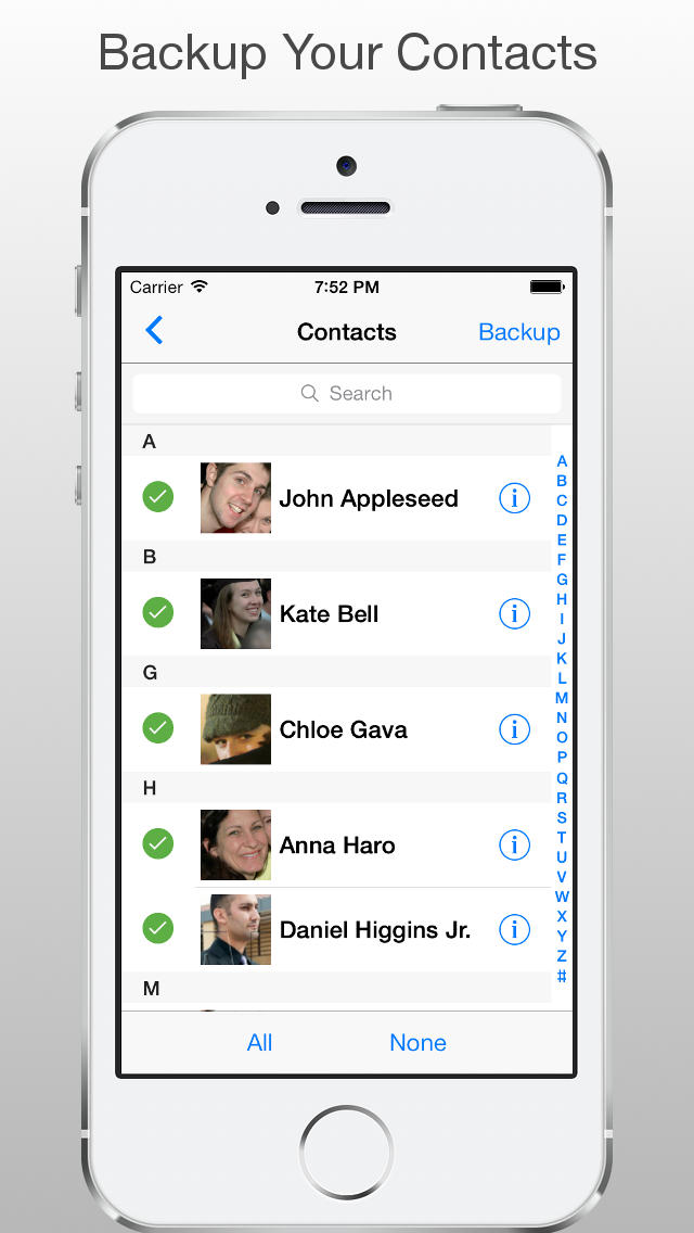 iPhone Giveaway of the Day - Backup Contacts + Share