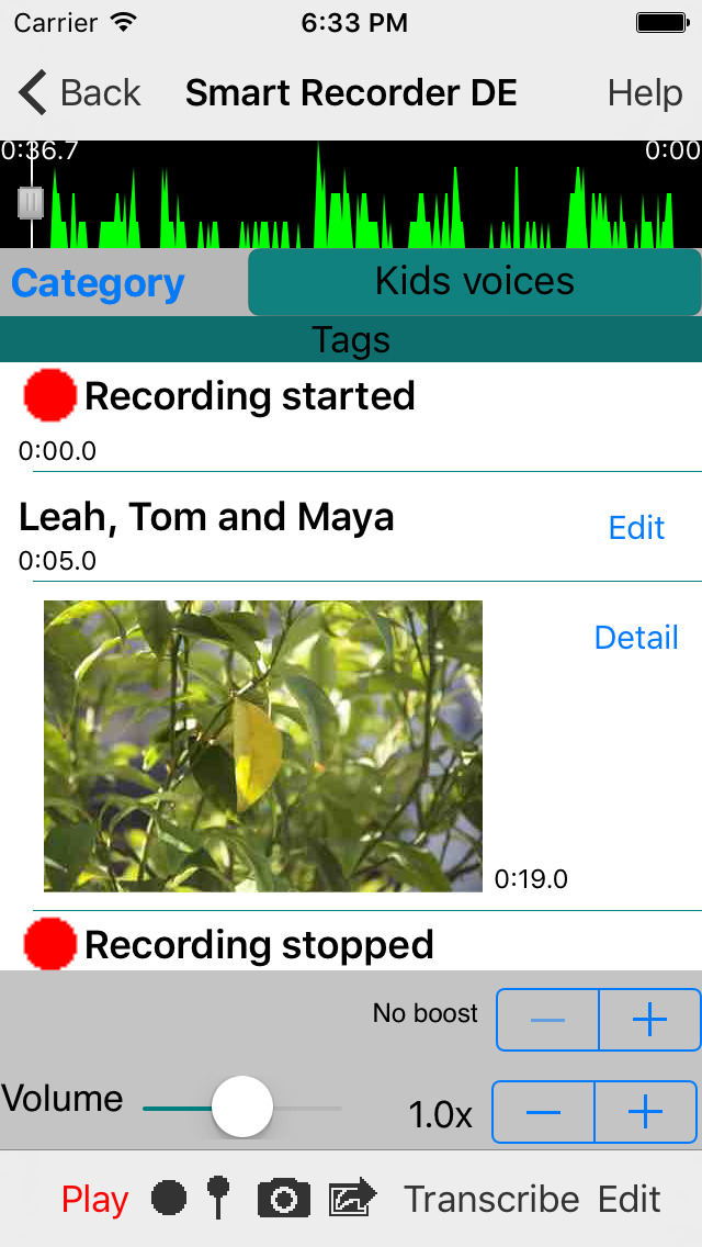 smart recorder app always stay on