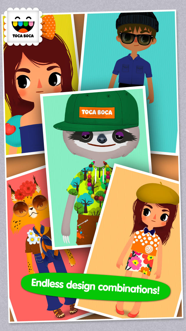 Toca Tailor characters, From the iPhone & iPad app Toca Tai…