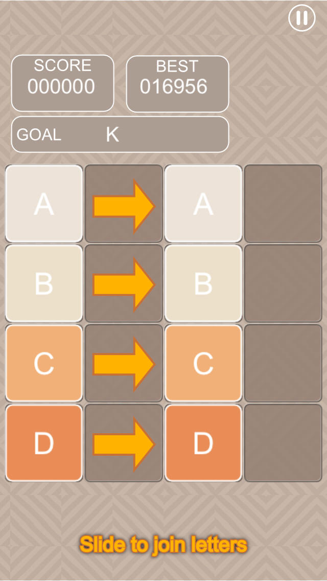iPhone Giveaway of the Day - 2048 Alphabet Version