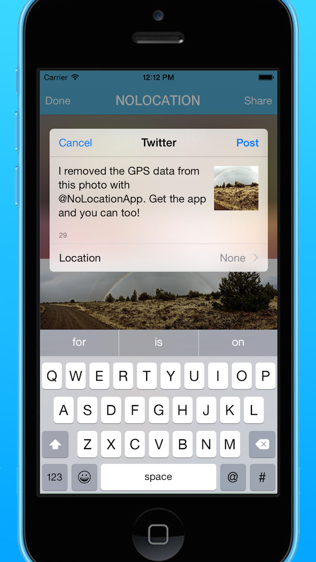 IPhone Giveaway Of The Day NoLocation Easily Remove EXIF Data From 
